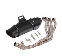 Motorcycle Slip-on For Kawasaki For Z900 Z900e 2017-2020 Motorcycle Exhaust Full System Modified Muffler Front Link Pipe Exhaust Pipe(Type S)