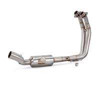 Motorcycle Slip On For Suzuki For GSX8S GSX8R 2022-2025 Motorcycle Exhaust Front Link Pipe Stainless Racing Line 51mm Exhaust Pipe