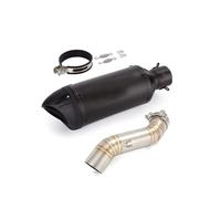 Motorcycle Slip On Mid Exhaust Link Pipe 51mm Muffler Tips For CB500F For CBR400R For CBR500R 2016-2025 Modification Parts(Style 3)