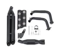 Motorcycle Slip-on Mufflers Exhaust Muffler Pipe with Heat Shield for Vulcan for S650 for 650s for 650 S for VN650 2015-2023 Dual Pipe slip on exhaust