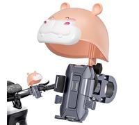 Motorcycle Smartphone Holder - With Sun Protection for the Helmet - Quick Release Cycling Smartphone Holder, for Bicycle, Motorcycle, Terrain, Street, Cycling, Motorcycling, Delivery Navigation Men