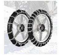 Motorcycle Snow Chains, Anti-Snow Emergency Chains for Motorcycles and Bicycles, Reusable Standard-Version for 100/80-17 Tyres