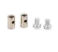 Motorcycle Solderless Cable Nipple 6mm/0.2in Universal Metal Brake Line Throttle Choke End for Car Motorcycle Bicycle
