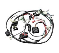 Motorcycle solenoid relay Motorcycle Full Electrics Wiring Harness CDI Coil Solenoid Kit For GY6 125cc 150cc Scooter Starter Relay Valve