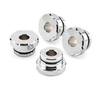 Motorcycle Solid Handlebar Riser Bushings Mounts For Harley Softail Dyna FXR FX Super Glide Sportster 883 1200 XL 1973-2017