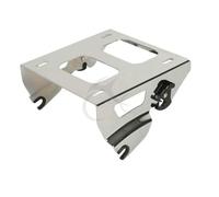 Motorcycle Solo Luggage Rack Mount Compatible With Tour Pack Models CVO Road King Street Special FLTR 2014 2015 2016 2017 2018 2019 2020 2021 2022(Chrome)