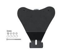 Motorcycle Solo Seat Baseplate Bracket Mounting Black Metal Holder Base Plate Compatible with Sportster Style Bobber and Chopper Bikes
