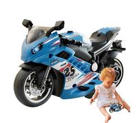 Motorcycle Sound and Light - Battery Free Starter Toy with Quiet Driving System, High Performance Removal Motor | Visual Flashing Lights, Safe Body, Collision
