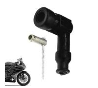 Motorcycle Spark Plug Cap - Rubber Engines Spark Plug Cap,Non-Resistor Multicolor Motorcycle Accessories Dust-Proof Replacement Part for Motorcycles