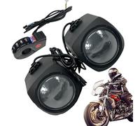 Motorcycle Speakers - Handlebar Mount Speakers, Weatherproof Audio Amp | HiFi Sound with Loud Clear Bass, bluetooths Connectivity, Outdoor Riding Entertainment, Accessory for Men, Women Riders