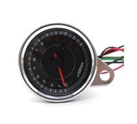 Motorcycle Speed Gauge Odometer 12V Universal Motorcycle Tachometer Blue LED Backlight 1000RPM REV Counter Electronic Tach Meter Tacho Gauge