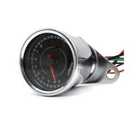 Motorcycle Speed Gauge Odometer 12V Universal Motorcycle Tachometer Blue LED Backlight 1000RPM RPM Gauge Electronic Tach Meter Tacho
