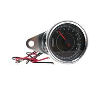 Motorcycle Speed Gauge Odometer 12V Universal Motorcycle Tachometer Blue LED Backlit 1000RPM Electronic Tach Meter Gauge
