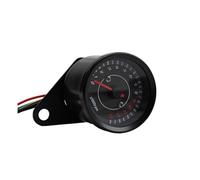 Motorcycle Speed Gauge Odometer DC 12V Universal Motorcycle Tachometer Electronic Tach Meter Gauge LED Backlight 13000 RPM