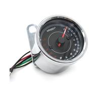 Motorcycle Speed Gauge Odometer DC 12V Universal Motorcycle Tachometer With Blue LED Backlight 1000RPM REV Counter Electronic Tach Meter Gauge