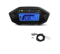 Motorcycle Speed Gauge Odometer Motorcycle Digital Tachometer Universal Motor Instrument Cluster Turn Signal Light Indicator Voltmeter Oil Gauge