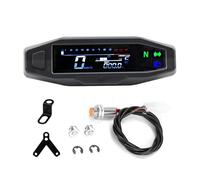Motorcycle Speed Gauge Odometer Odometer Motorcycle RPM Gauge LED Display Self Adjusting Water Resistant Meter Moto Accessories