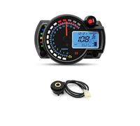 Motorcycle Speed Gauge Odometer Universal Digital Motorcycle 7 Colors Speed Gauge Meter MAX 299KM/H Dashboard For RX2N Odometer Tachometer Instrument