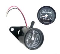 Motorcycle Speedometer, 12V Dual Odometer Speedometer Gauge Miles Test Meter Waterproof Wear-resistant Motorcycle Speed Indicator