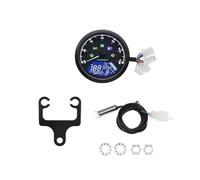 motorcycle Speedometer 12V Universal Motorcycle Tachometer Dashboard Panel Digital Speed MPH Km/h 12000RPM Tachometer Level