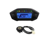 motorcycle Speedometer 12V Universal Motorcycle Tachometer Digital Panel Tachometer Speed Odometer Meter Tachometer Odometer Instrument Panel