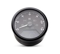 Motorcycle Speedometer and Rev Counter Tacho Tachometer Electronic Instruments Gauge 95mm Upto 12,000 rpm