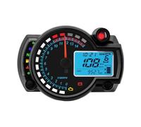 Motorcycle Speedometer Dashboard Digital Odometer Tachometer Fuel Meter 299KM/H Speed Gauge Meter(Type A)
