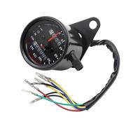 Motorcycle Speedometer Delicate Design 12V Motorcycle Speedometer Odometer With Neutral Gear Headlight Indicator Motorbike Digital Speedometers