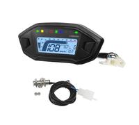 Motorcycle Speedometer Gauge 12V Moto Dashboard Digital Tachometer Tachometer Motorcycle Instrument 7 Color LED Display 0~10000 RPM For 1-4 Cylinder
