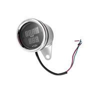 Motorcycle Speedometer Gauge 12V Universal Motorcycle Tachometer LED Odometer Gauge Oil Level Cafe Indicator With