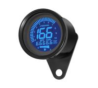 Motorcycle Speedometer Gauge Digital Motorcycle Tachometer Odometer KMH MPH Fuel Level Gauge 7 Color Backlight Indicator For 12V Motorcycles