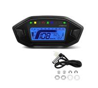 Motorcycle Speedometer Gauge Universal Modification Parts 7 Color Adjust Digital 1000rpm Display Meters For 2,4 Cylinders Motorcycle Tachometer Tachometer