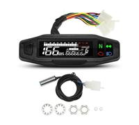 Motorcycle Speedometer Gauge Universal Moto RPM Tachometer Speedometer Speed Gauge Tacho Meter Digital Odometer Instrument Sensor Set For Motorcycle