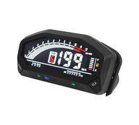 Motorcycle Speedometer Gauge Universal Motorcycle Digital Odometer Tachometer Dashboard Speed Meter RPM Gauge For 124 Cylinder Meter Tachometer