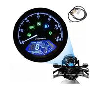 Motorcycle Speedometer Gauge Universal Motorcycle Digital Speedometer 12000PRM Tachometer Odometer Motorcycle Panel Motorcycle Odometer Accessories