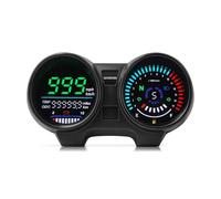 Motorcycle Speedometer Gauge Universal Motorcycle Digital Tachometer Odometer Speed Meter Motor Dashboard KM/H MPH Tachometer Hour Counter