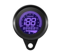 Motorcycle Speedometer Instrument Motorcycle LED Digital Tachometer Dashboard 7 Color RPM Speed Instruments Oil Gauge Meters Universal 12V Counter Panel