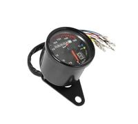 Motorcycle Speedometer Instrument Universal 12V Motorcycle Tachometer Odometer LED Digital Indicator Dual Speed Meter Dash Board Instruments Gear