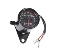 Motorcycle Speedometer Instrument Universal 1PC Portable Motorcycle Dual Tachometer Odometer 12V Moto With LED Indicator Digital