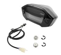 Motorcycle Speedometer, Motorcycle LCD Speedometer, UV Resistant LCD Backlight Display Refit Motorcycle Instrument with Night View and ABS Shell, Board Speedometer for Motorcycles