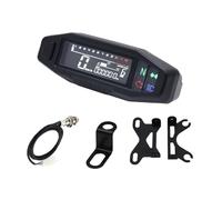 Motorcycle Speedometer Oil Gauge Tachometer Universal Digital Meters Instrument Cluster Turn Light Indicator 2022 Speedometer(With X Z bracket)