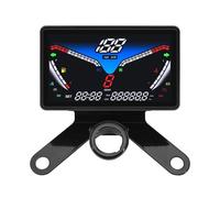 motorcycle Speedometer Tachometer Dashboard With 12V Universal Digital Motorcycle Gear 199km/h Instrument Dual Tachometer Odometer Panel