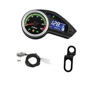 Motorcycle Speedometer Tachometer Digital Instrument Odometer Moto Dashboard For 12V Universal GPS Speedometer(With bracket)