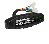 Motorcycle Speedometer Tachometer Gauge Digital Meter Instrument Cluster Turn Signal Light Indicator Dashboard GPS Speedometer(With z bracket)