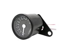 Motorcycle Speedometer Tachometer Motorcycle Tachometer 0-12000 Tach RPM Gauge Rev Counter Universal For Ha&rley For Su&zuki For HO&ND&A DC 12V