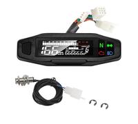 Motorcycle Speedometer Universal Digital Dashboard Instrument With Turn Signal Light Km/h Hour Meter Oil Gauge Tach Waterproof Digital Speedometers