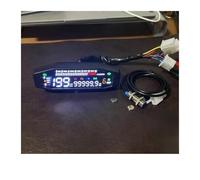 Motorcycle Speedometer Universal Motorcycle Speedometer Digital Meter Tachometer Dashboard Instrument Panel Meter LCD Display Motorcycle Tachometer(With Z bracket Type1)