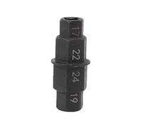 Motorcycle Spindle Wheel Removal Tool 17mm 19mm 22mm 24mm Hex Axle Tool Front Wheel Hub Axle Spindle Socket Adapter for Motorcycle