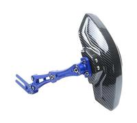 Motorcycle Splash Guards 10" Universal Tire Rotatable Motorcycle Adjustable Rear Fender(Blue)