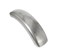 Motorcycle Splash Guards Universal 6.1'' Flat Short Motorcycle Rear Fender Mudguard Steel Mudguard Wheel Fender Cover(A)